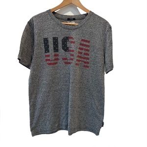 MEN'S BROOKLYN CLOTH THE MARL "U.S.A."  SHORT SLEEVE T-SHIRT SIZE L